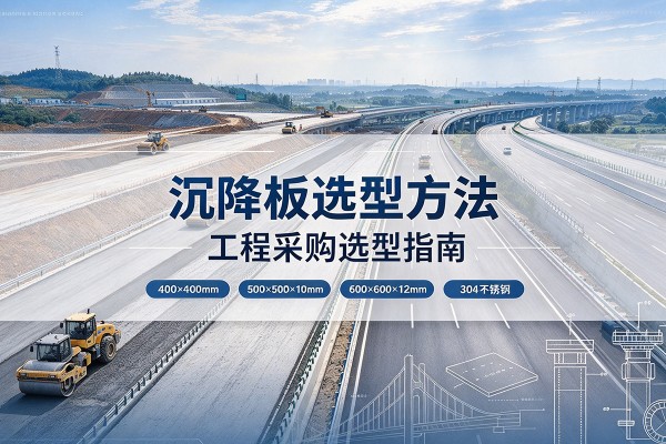金口河沉降板选择方法