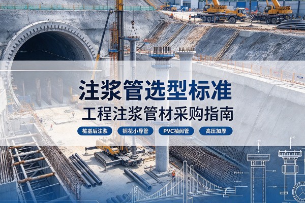 金口河注浆管选型标准