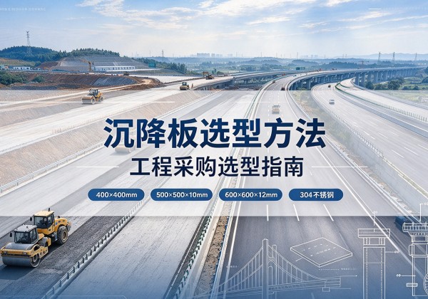 金口河沉降板选择方法